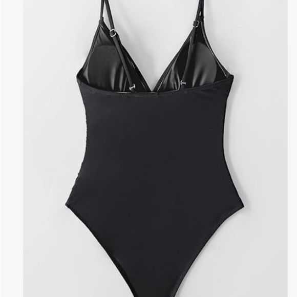 CUPSHE Women's One Piece Swimsuit Tummy Control V Neck Bathing Suits NWT - Picture 6 of 7